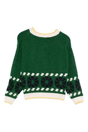 cardigan in cotone verde BOBO CHOSES KIDS | B225AC114.